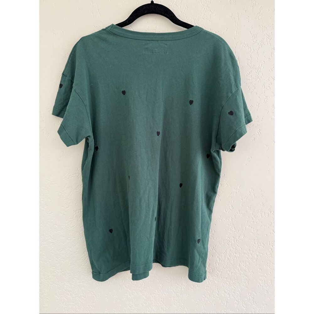 The Great. The Boxy Tee with Heart Embroidery - Picture 3 of 5